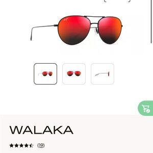 Maui Jim Walaka Matte Black Glasses